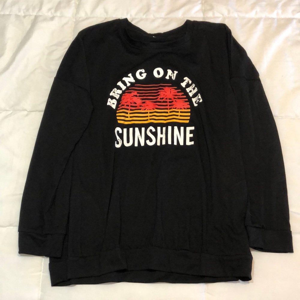 Shein Size Large Crew Neck Top Oversized